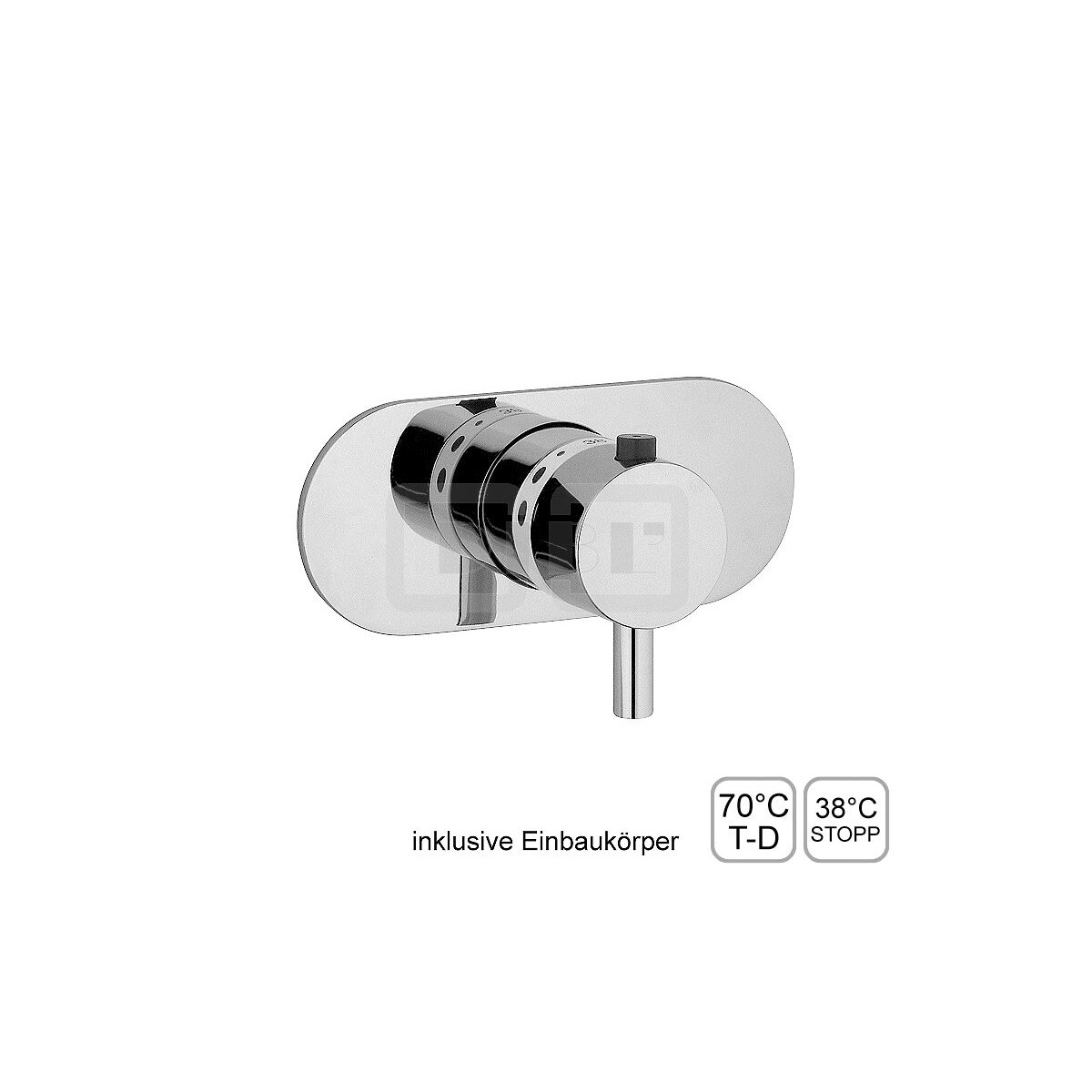 DIBLmed Thermostat-Zentralbatterie ¾" zur Unterp
