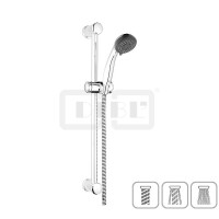 DIBLfit Brausegarnitur mit rundem Brauserohr Ø 22 mm x 964 mm