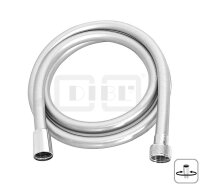 DIBLfit Metalleffekt-Brauseschlauch 1250 mm in Silber-Optik, mit Drehkonus