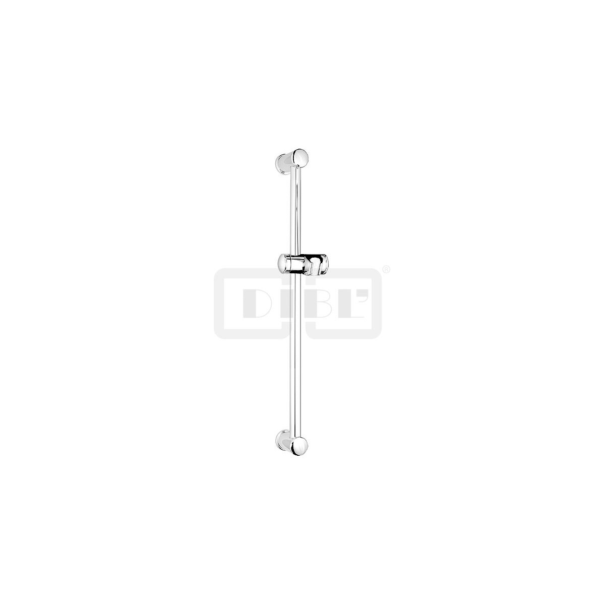 DIBLfit Brausestange 964 mm mit rundem Brauserohr...