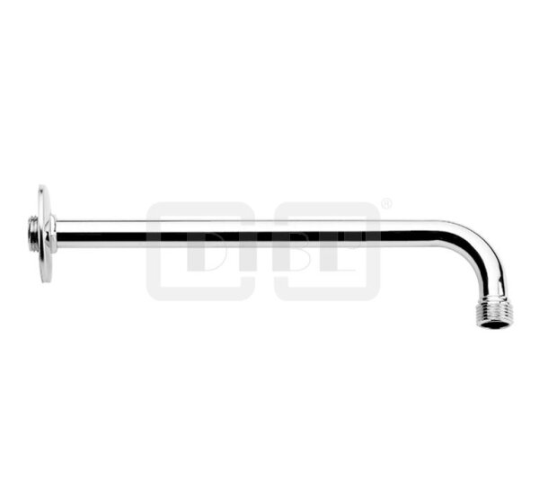 DIBLfit 90°-Messing-Wandanschlussarm Ø 18 mm mit ½" AG x ½" AG, Ausladung 200 mm