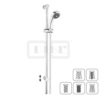 DIBLfit Renovierungs-Brausegarnitur 1120 mm, zur passgenauen Abdeckung bereits vorhandener Bohrlöcher
