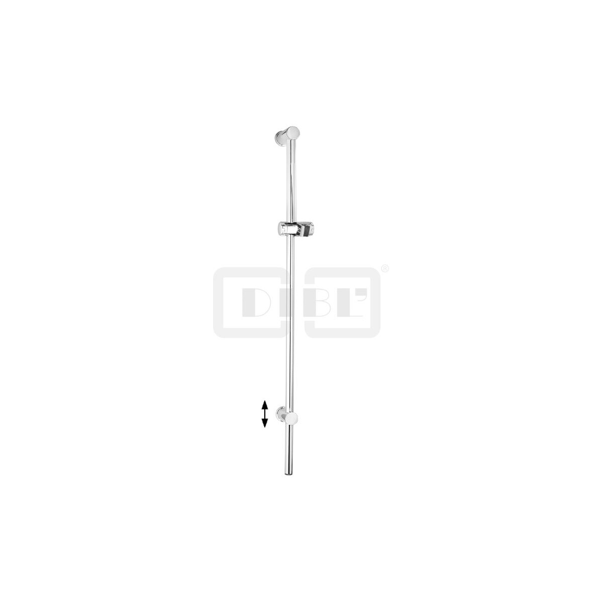 DIBLfit Renovierungs-Brausestange 1120 mm zur passgenauen Ab