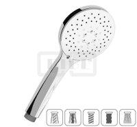 DIBLfit Kunststoff-Fünfstrahl-Antikalk-Handbrause