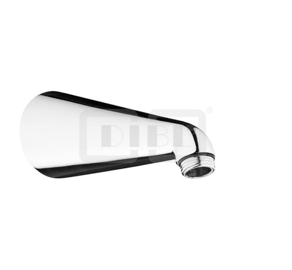 DIBLfit Massiver Messing-Wandanschlussarm Ø 60 mm, Ausladung 165 mm