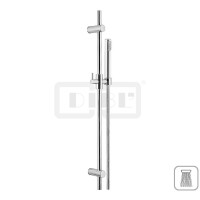 DIBLfit Messing-Brausegarnitur 755 mm, mit runder Kunststoff-Stabhandbrause