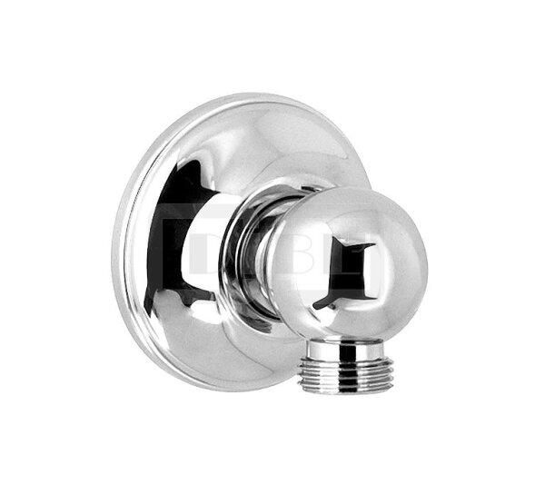 DIBLfit Nostalgie-Messing-Unterputz-Wandanschlussbogen ½" AG x ½" AG