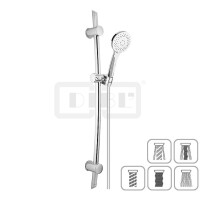 DIBLfit Brausegarnitur 810 mm, mit Fünfstrahl-Handbrause