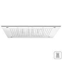 DIBLfit Eckige Edelstahl-Deckeneinbau-Regenkopfbrause 415 mm x 415 mm x 2 mm