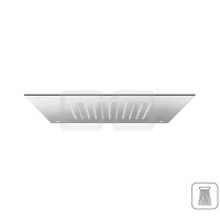 DIBLfit Eckige Edelstahl-Deckeneinbau-Regenkopfbrause 320 mm x 320 mm x 2 mm