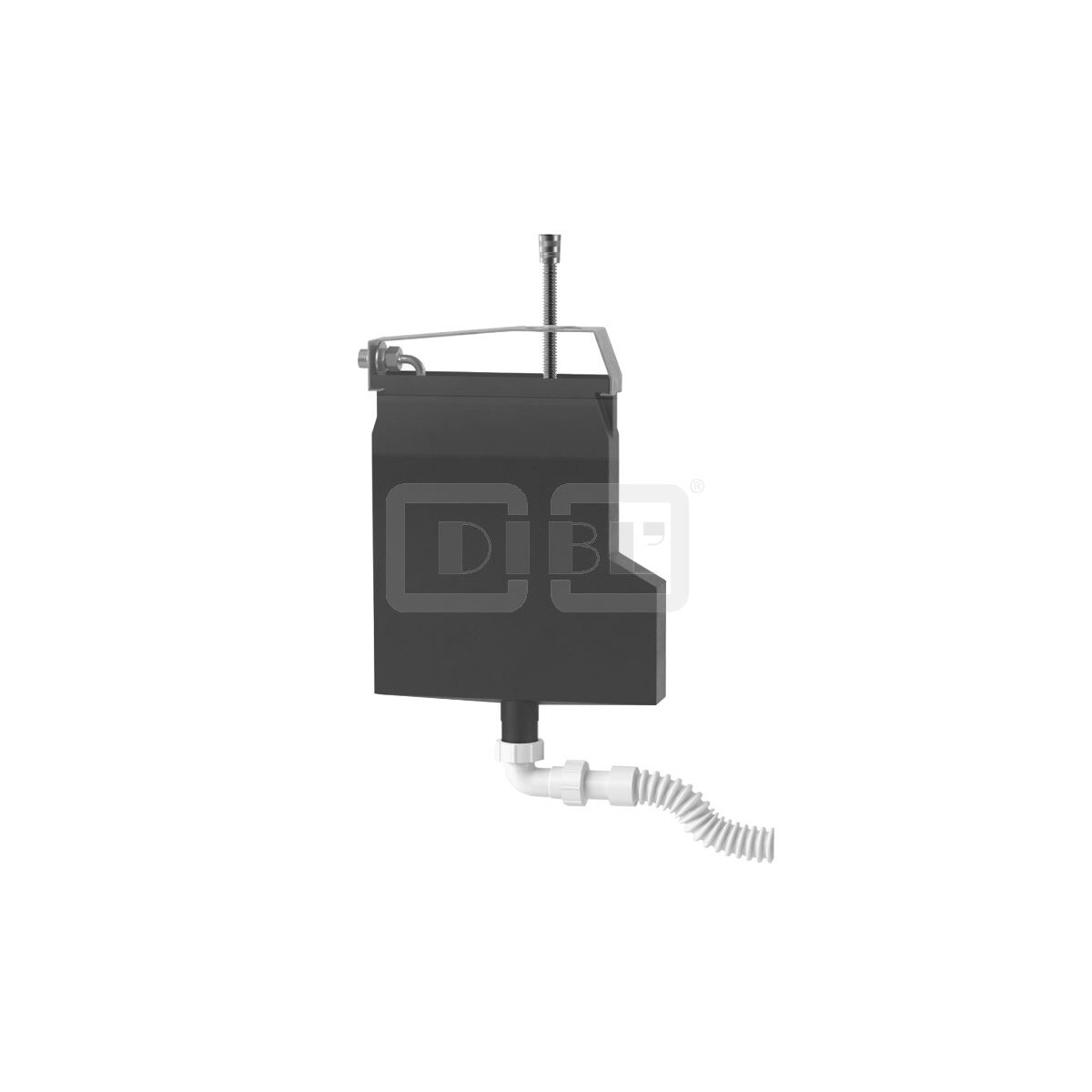 DIBLfix Universal-Schlauchbrausebox zur Wannenrandmontage