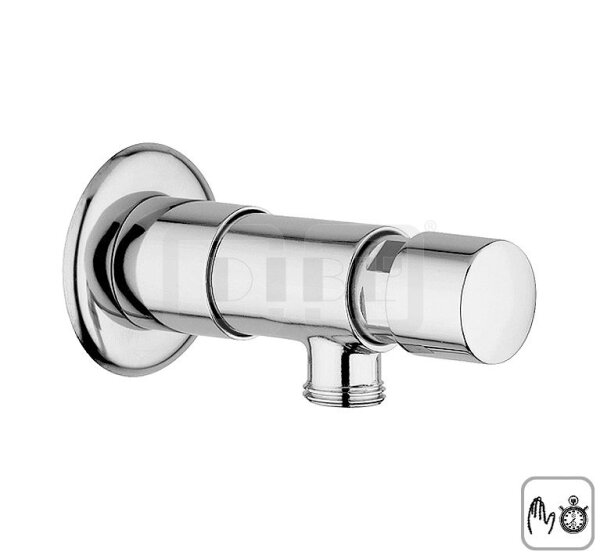 DIBLmed Vandalensicheres Selbstschluss-Brause-Wandventil, Brauseabgang ½", für Kaltwasser oder für bereits vorgemischtes Wasser, ohne Laufzeiteinstellung