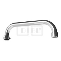 DIBLfix Messingrohr-Auslauf, U-Form, konisch dichtend, Strahlregler M 22 x 1 Innengewinde wahlweise in Niederdruck