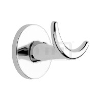 DIBLaccessoires Messing-Doppel-Handtuchhaken