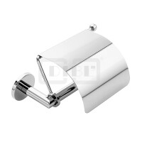 DIBLaccessoires Messing-Toilettenpapierhalter mit Deckel