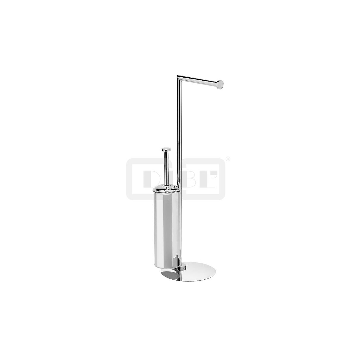 DIBLaccessoires Messing-Standkombination, mit Toilettenb&uum