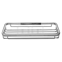 DIBLaccessoires Gerade Messing-Ablage 200 mm x 100 mm x 20 mm