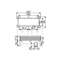 DIBLfix Universal-Einbaukörper-Einheit zur Unterputzmontage zur Einhebel-Waschtisch-Wandbatterie Artikel 240601, 240701, 244701, 244801