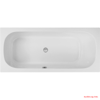 Rechteckwanne Modell Aruba, 171 x 75 x 45 cm, edelweiß matt