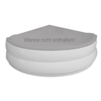 Schürze zur Badewanne Antalya, weiß