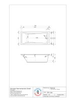 Rechteckbadewanne Andorra, 170 x 75 x 45 cm, weiß