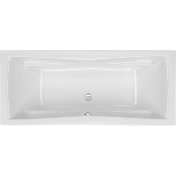 Rechteckbadewanne Antigua, 180 x 80 x 44,5 cm, weiß