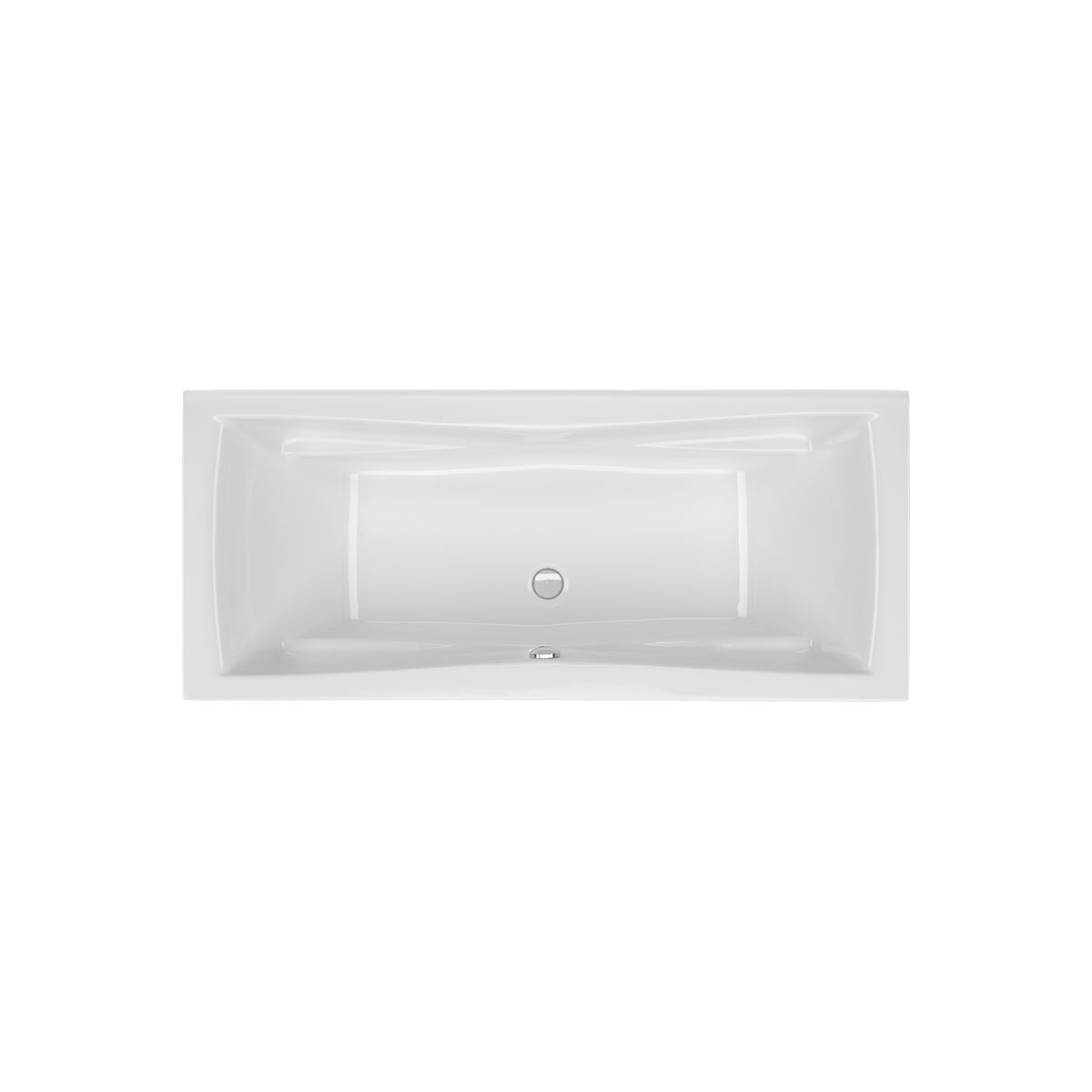 Rechteckbadewanne Antigua, 190 x 80 x 44,5 cm,...