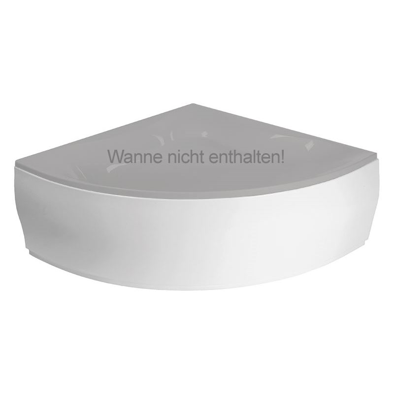 Schürze für Eckwanne Glamour weiß,  x  x  cm