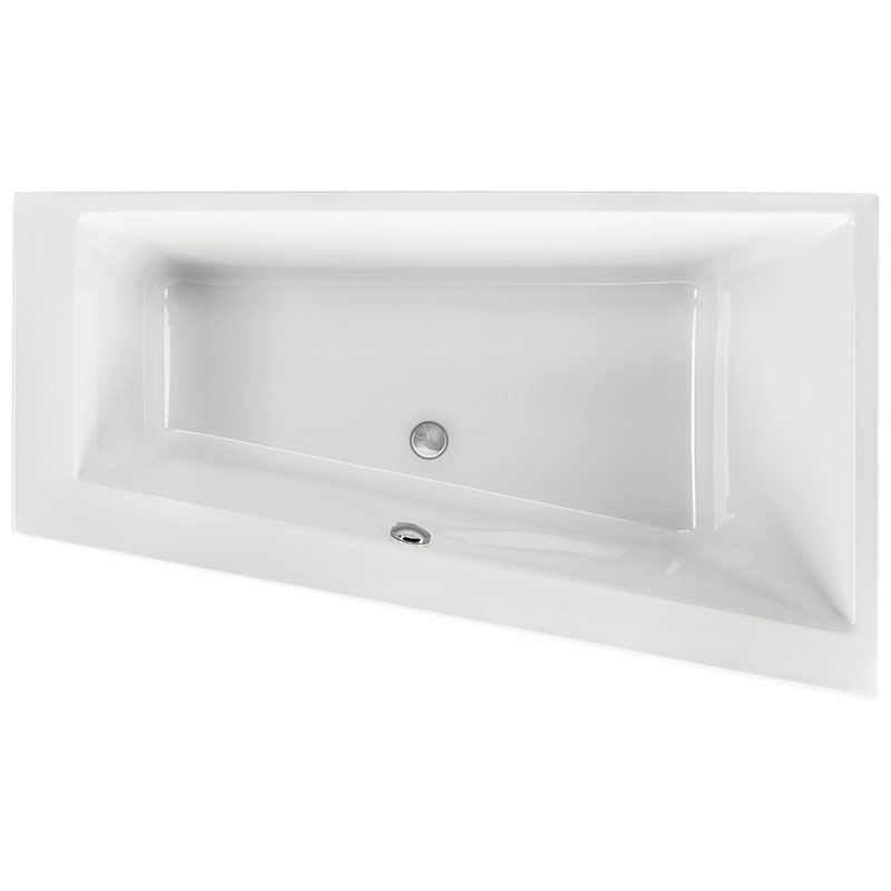 Raumsparwanne Malibu Top, 170 x 100 x 46,5 cm,...