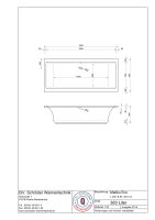 Rechteckwanne Malibu Eco Slim, 200 x 90 x 46,5 cm, weiß