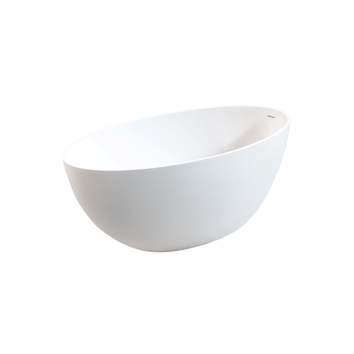 Freistehende Designbadewanne Golem E, 160,5 x 85 x 46 cm, sc