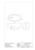 Freistehende Designbadewanne Golem E, 160,5 x 85 x 46 cm, schneeweiß matt  mit festintegrierter Schürze Überlaufdesign Slot