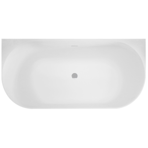 Vorwandwanne Golem Wall, 160 x 74,5 x 58,5 cm, weiß glanz  mit festintegrierter Schürze Überlaufdesign Slot zur Vorwandmontage