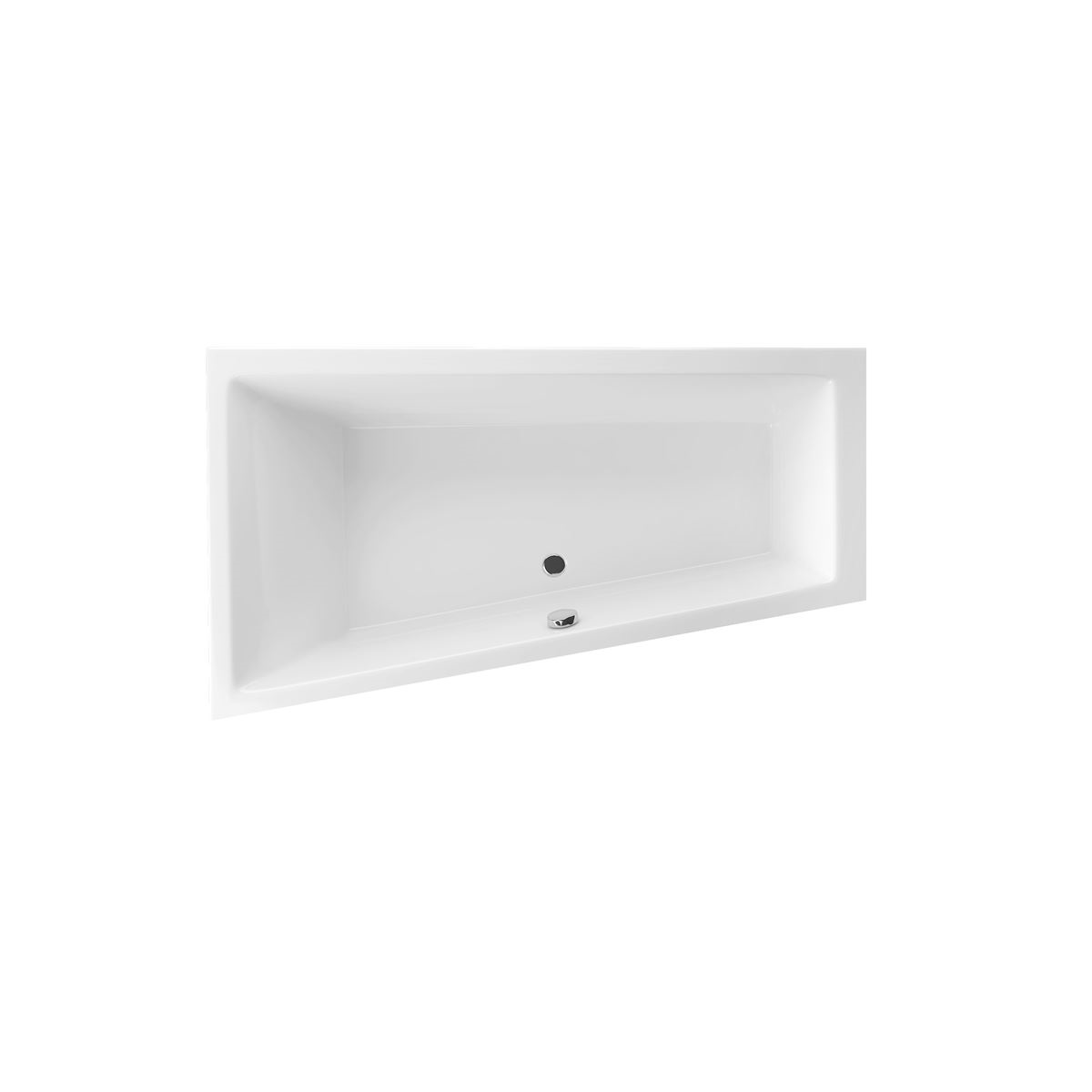 Raumsparwanne Malibu Top, 160 x 95 x 45 cm,...