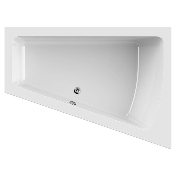 Raumsparwanne Malibu Comfort, 170 x 125 x 45 cm, weiß  Ausführung rechts