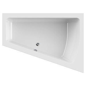 Raumsparwanne Malibu Comfort, 170 x 125 x 45 cm, weiß  Ausführung rechts