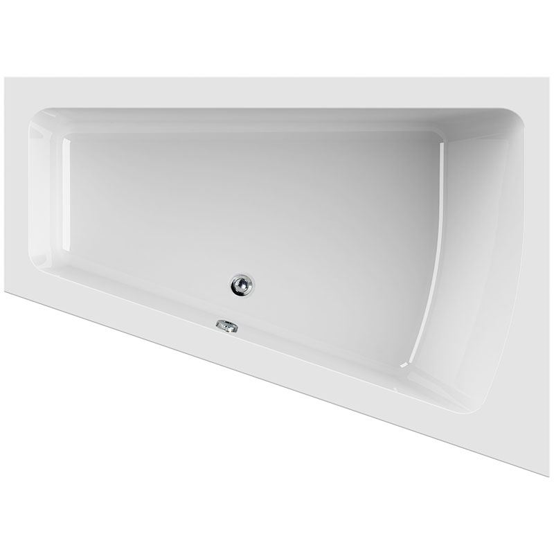 Raumsparwanne Malibu Comfort, 180 x 135 x 45 cm,...