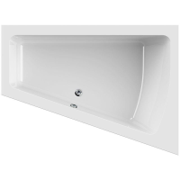 Raumsparwanne Malibu Comfort, 180 x 135 x 45 cm, weiß  Ausführung rechts