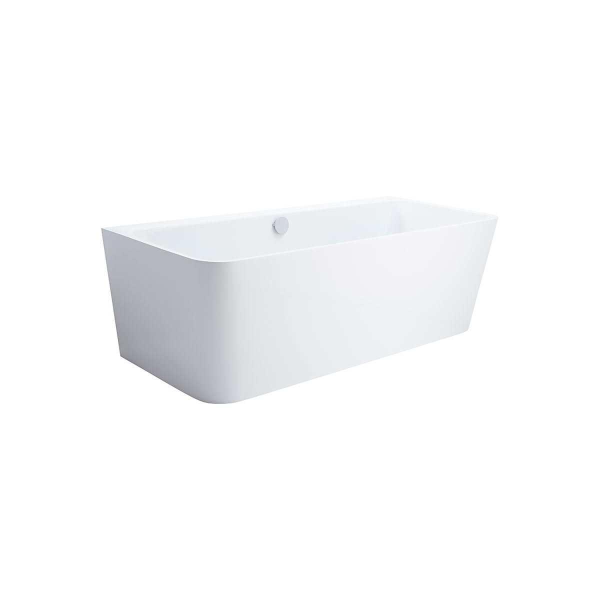 Vorwandwanne Tiber Fine V, 180 x 80 x 60 cm, weiß  mit