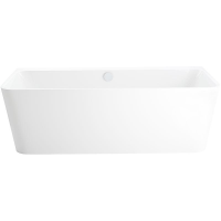 Vorwandwanne Tiber Fine V, 180 x 80 x 60 cm, weiß  mit festintegrierter Schürze