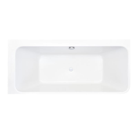 Vorwandwanne Tiber Fine VL, 180 x 80 x 60 cm, weiß Version links mit festintegrierter Schürze