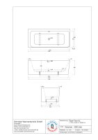 Vorwandwanne Tiber Fine VL, 180 x 80 x 60 cm, weiß Version links mit festintegrierter Schürze