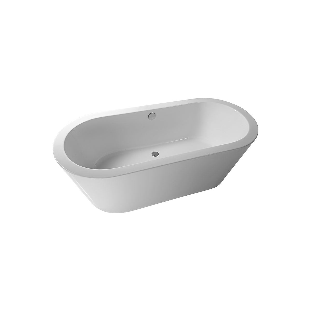 Freistehende Badewanne Separado, 160 x 75 x 60 cm,...