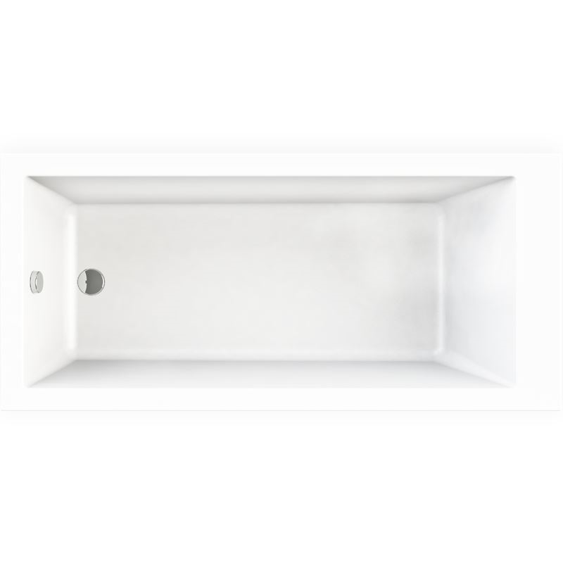 Rechteckbadewanne Dina, 150 x 75 x 40 cm, wei&szlig;