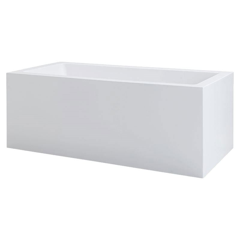 Freistehende Rechteckwanne Lupor, 170 x 75 x 66 cm,...