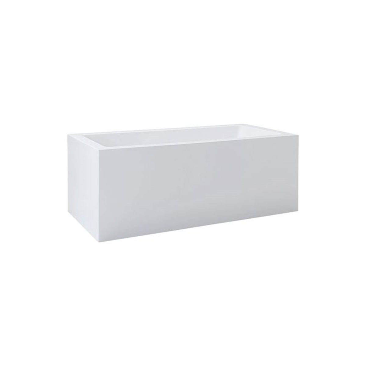 Freistehende Badewanne Rechteckwanne Lupor, 180 x 90 x 66...