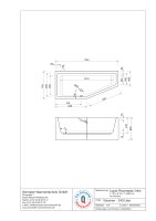Raumsparwanne Lupor, 170 x 75 x 60 cm, weiß  Ausführung links, mit fugenloser Schürze