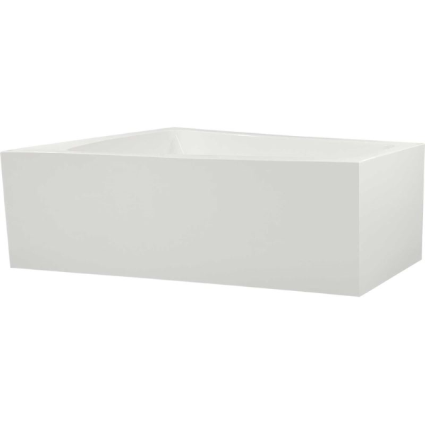 Raumsparwanne Malibu Comfort, 170 x 125 x 60 cm, weiß  Ausführung links mit fugenloser Schürze