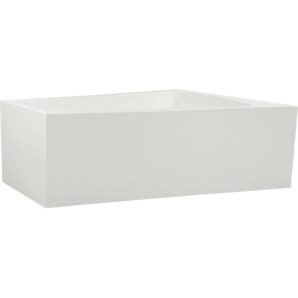 Raumsparwanne Malibu Comfort, 170 x 125 x 60 cm, weiß  Ausführung rechts mit fugenloser Schürze