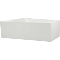 Raumsparwanne Malibu Comfort, 180 x 135 x 60 cm, weiß  Ausführung links mit fugenloser Schürze